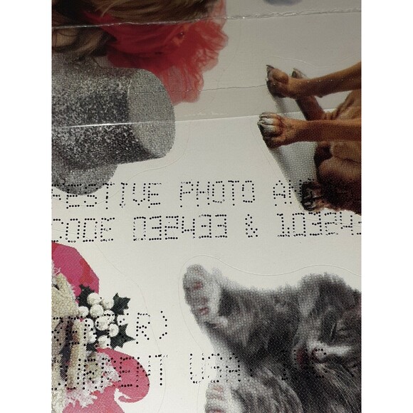 Current Inc Festive Photo Animal Stickers 46 Christmas Pets Holiday Stationery - Picture 8 of 8